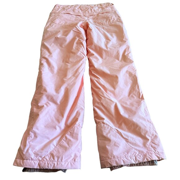 Columbia Youth 18/20 Fleece Lined Pink Titanium Ski Pants - Picture 2 of 5